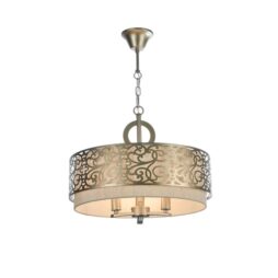 Whiteland 3-Light Drum Chandelier
