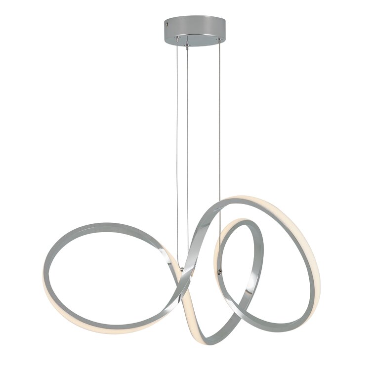 Windham 1-Light Geometric LED Chandelier